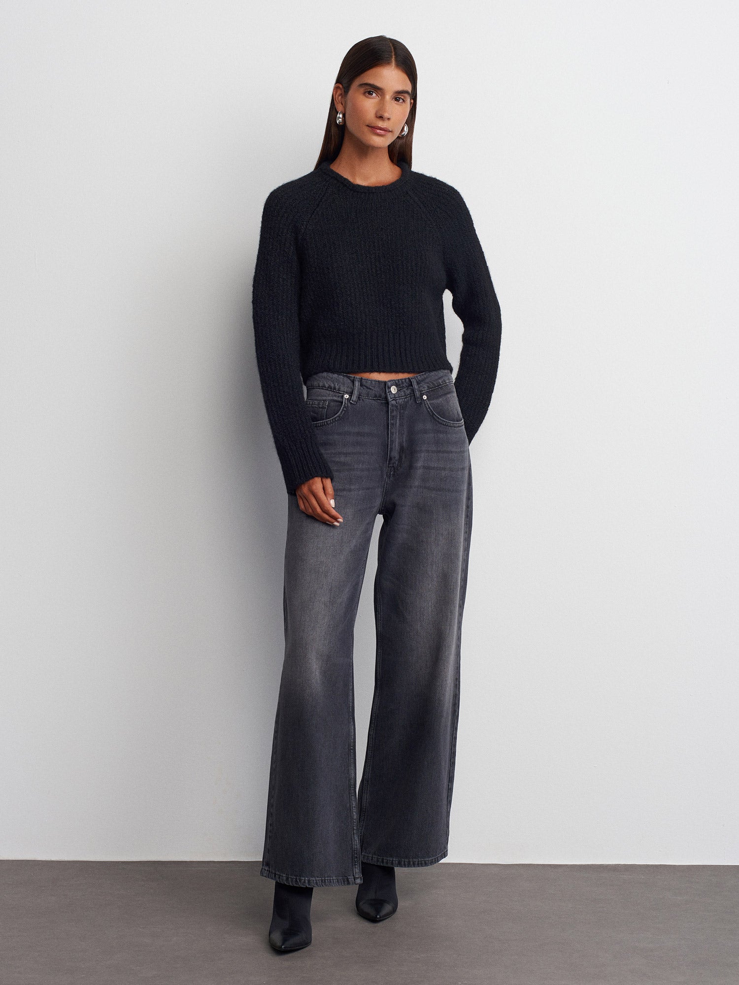 Weekend Plans High Rise Wide Leg Jeans