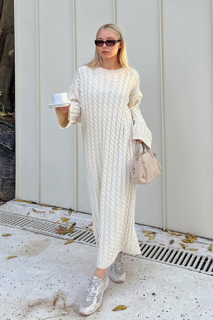 Mollie Chunky Knit Long Dress