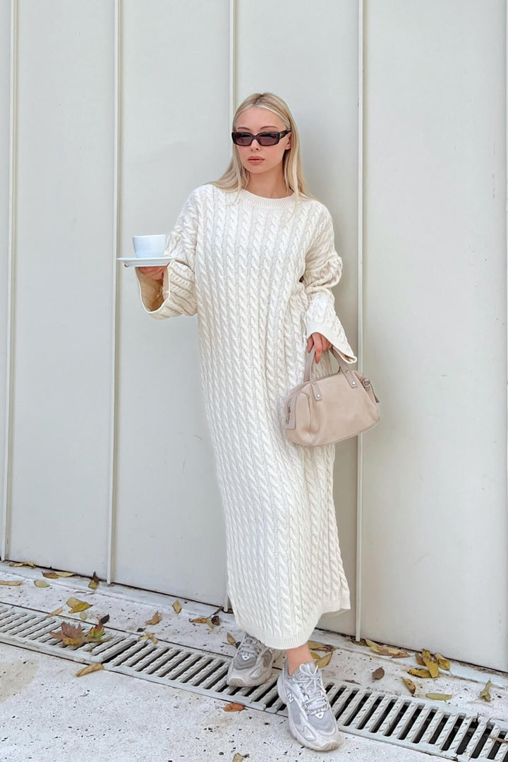 Mollie Chunky Knit Long Dress