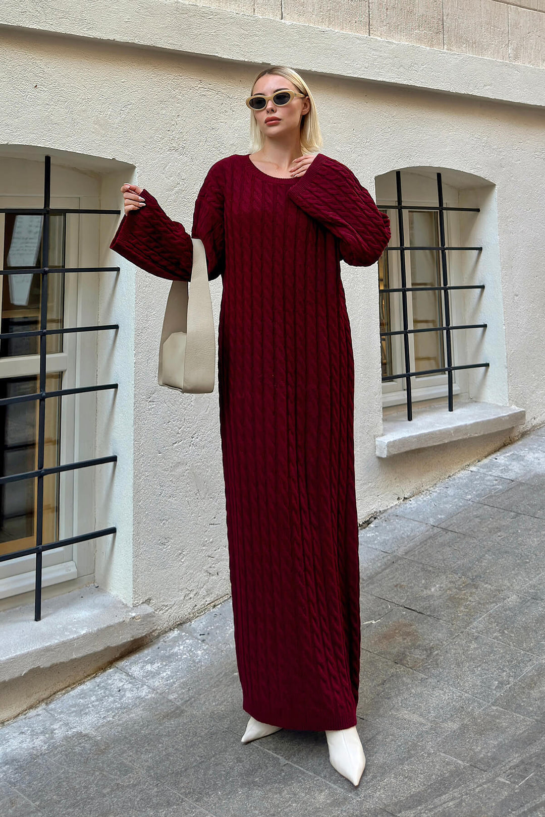 Mollie Chunky Knit Long Dress