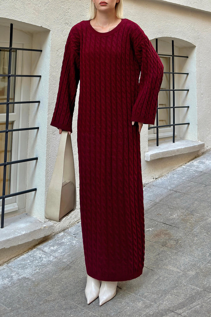 Mollie Chunky Knit Long Dress