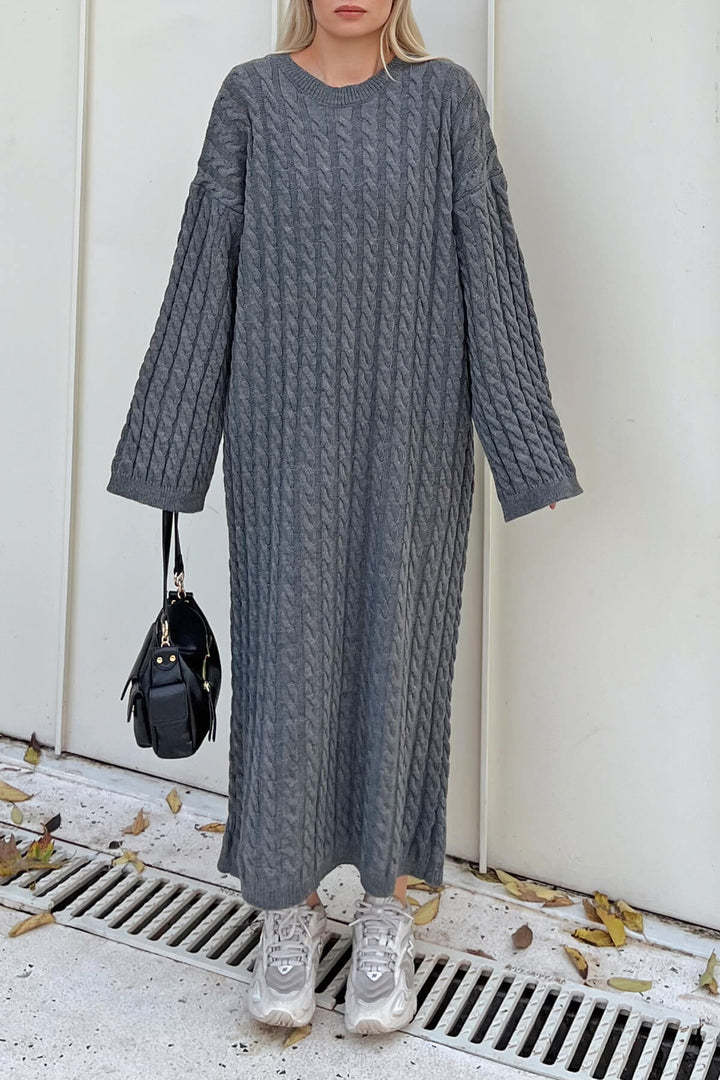 Mollie Chunky Knit Long Dress