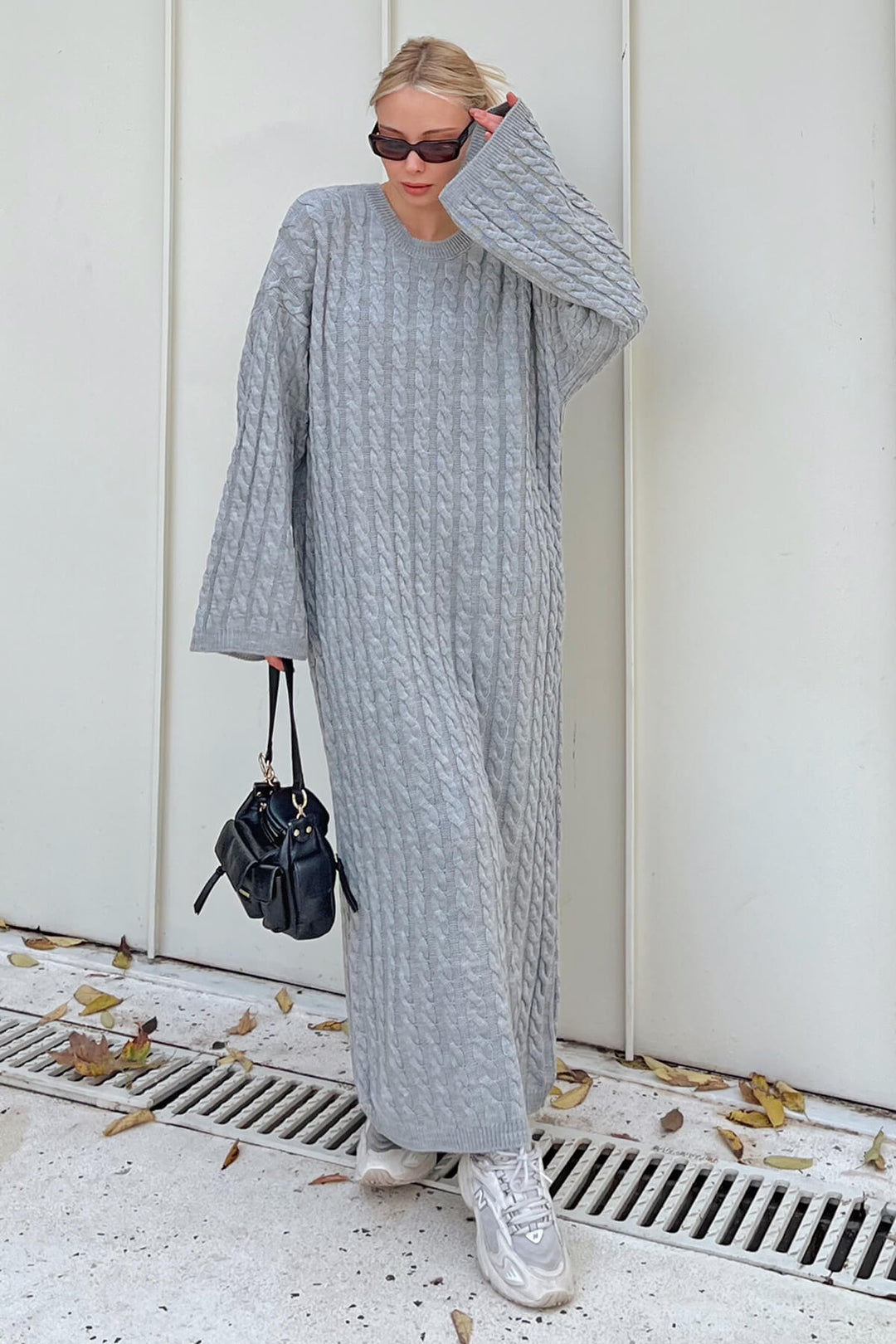 Mollie Chunky Knit Long Dress