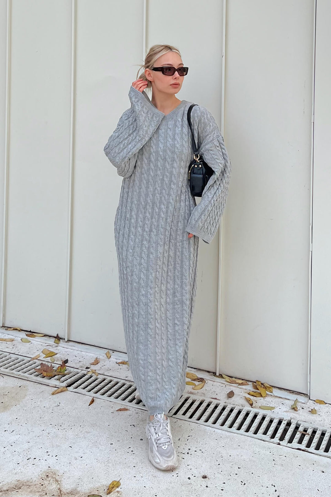 Mollie Chunky Knit Long Dress