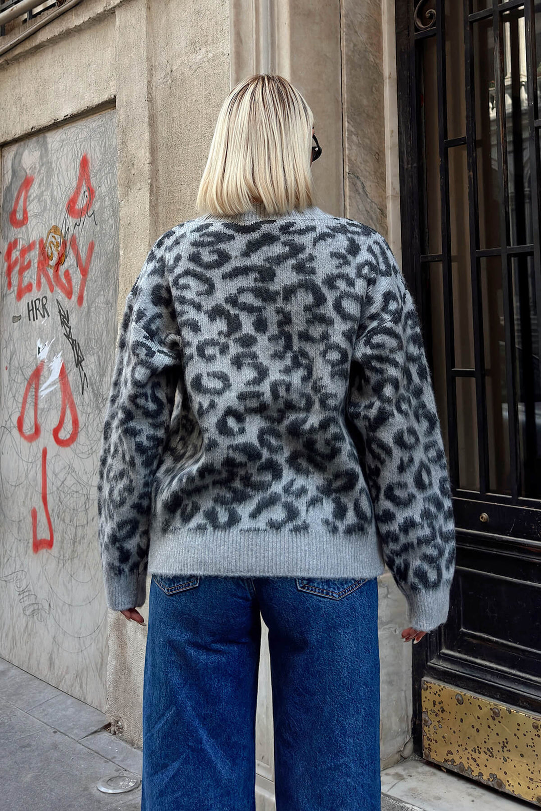 Kik Leopard Knitted Sweater