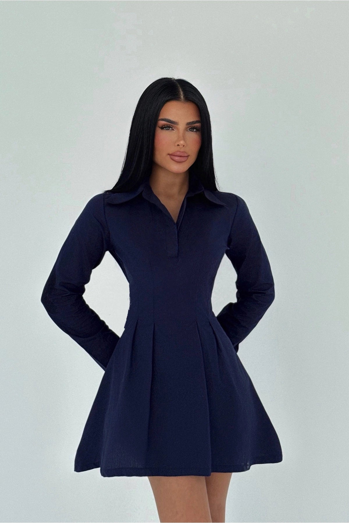 Herda Flared Mini Dress
